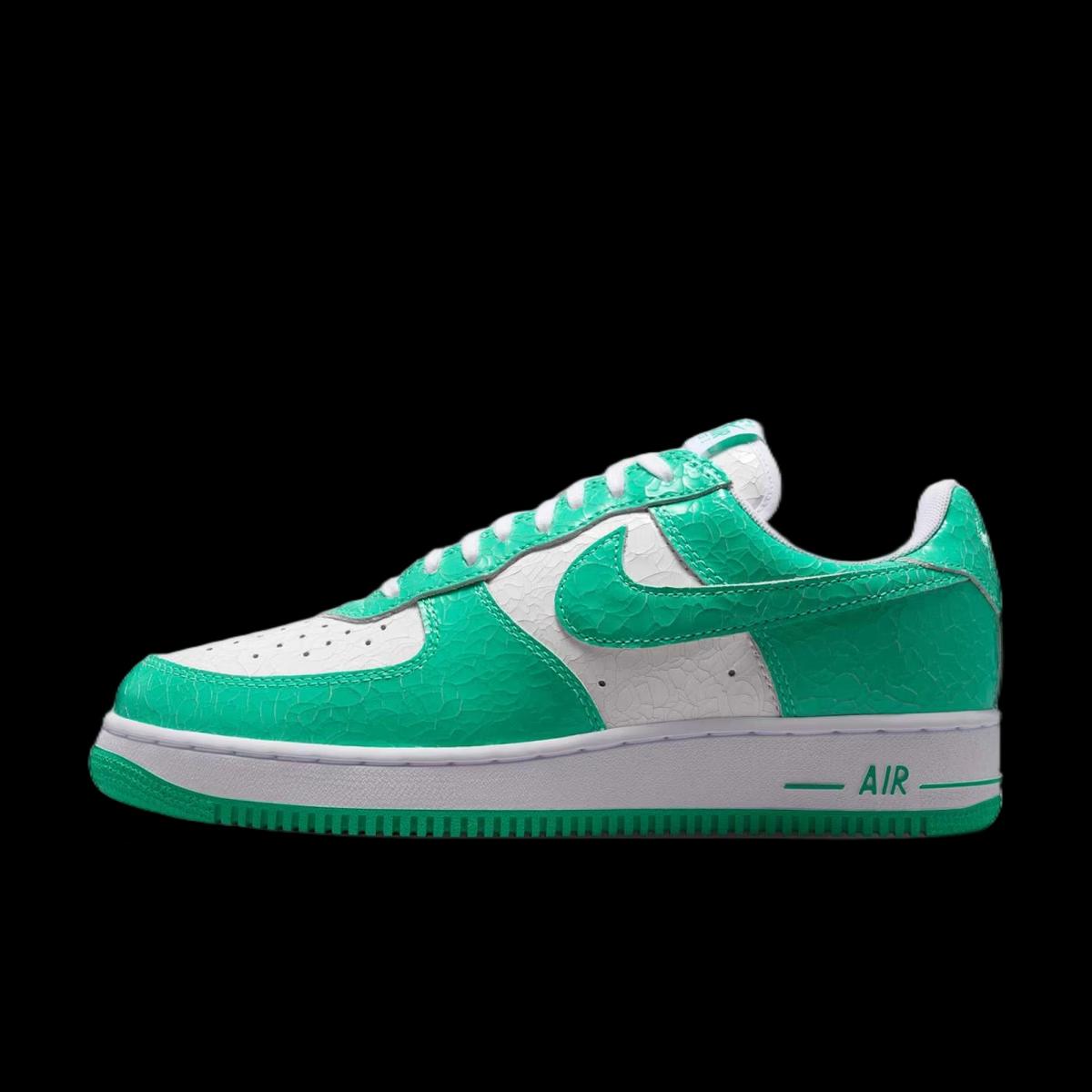 Nike Air Force 1 Low Cracked Leather 'Menta & White'