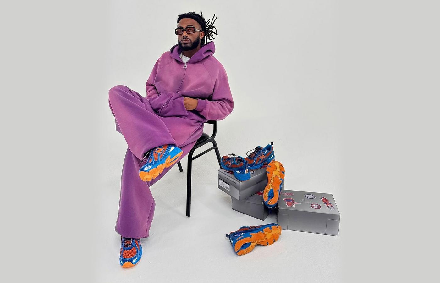Aminé Debuts the New Balance 740v2 'Benson Tech'