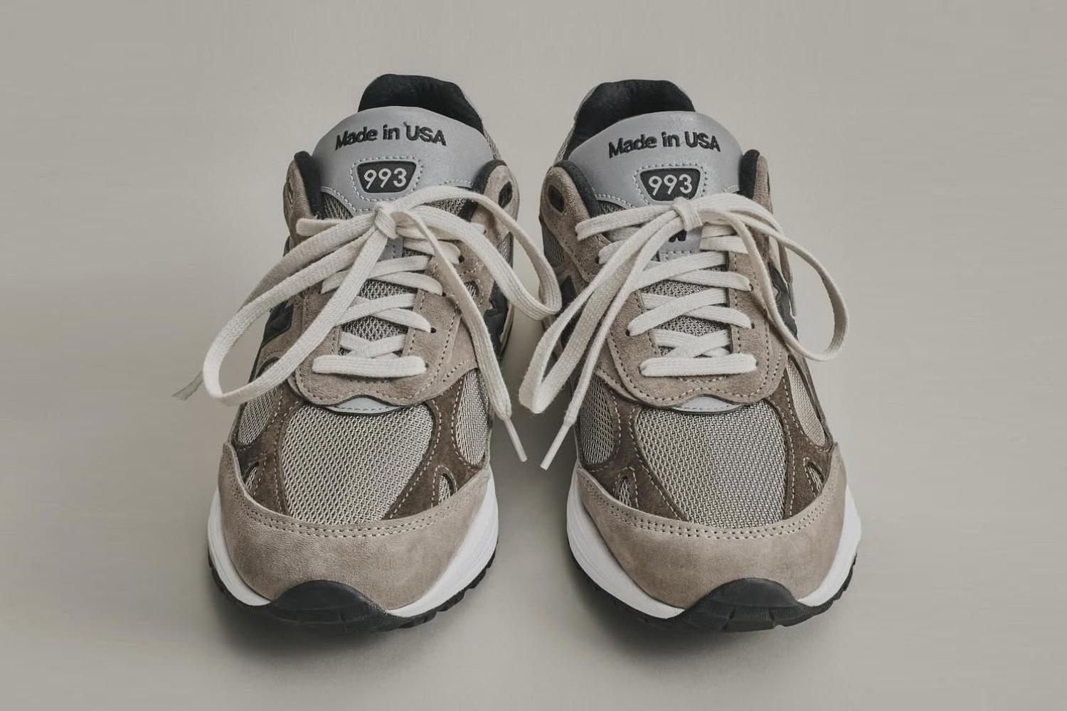 JJJJound and New Balance Bring Elegance with the 'Mushroom/White' 993