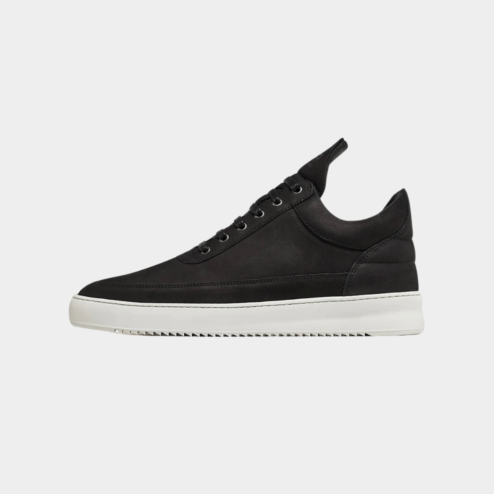 Filling Pieces Low Top Ripple Basic 'Black / White'