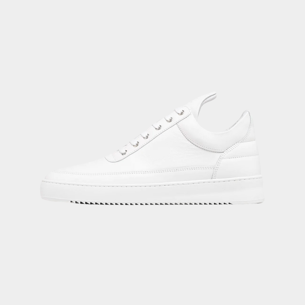 Filling Pieces Low Top Ripple Lane Nappa 'All White'