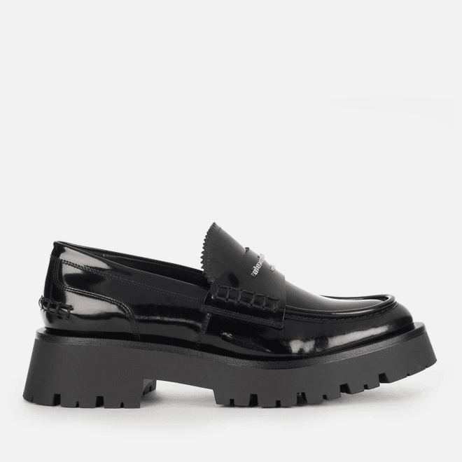 Alexander Wang Carter Leather Loafers Black