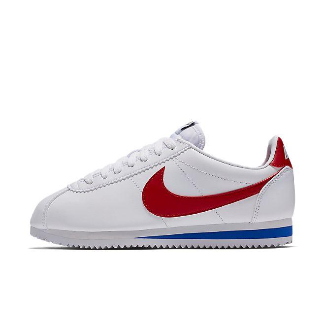 Nike Classic Cortez Leather OG Womens - White Red Royal