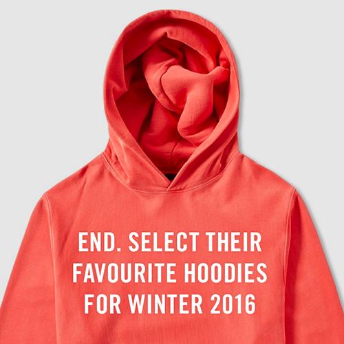END. Select Their Favourite Hoodies for Winter 2016