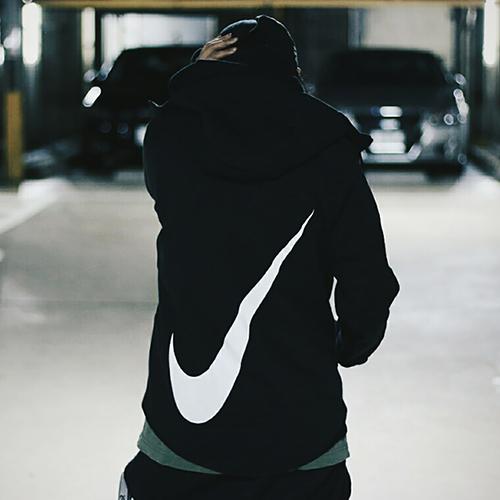 The Nike Sportswear Tech Fleece Big Swoosh Collection does what it says on the tin