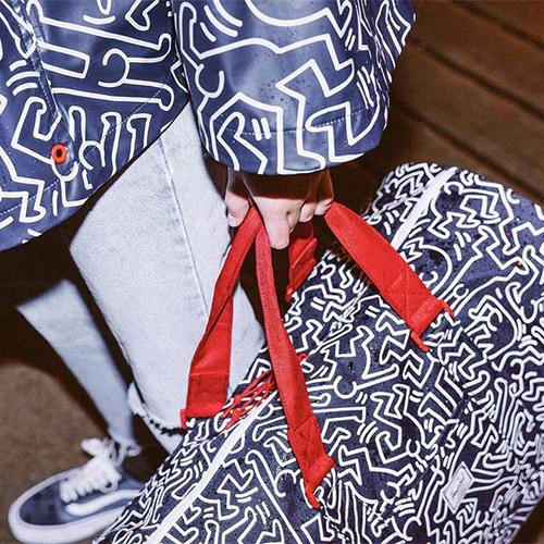 Arty accessories: the KEITH HARING X HERSCHEL SUPPLY CO. COLLECTION is here