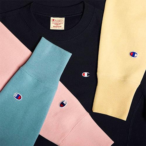 Pastels at dawn: the colourful new CHAMPION REVERSE WEAVE arrivals are available now