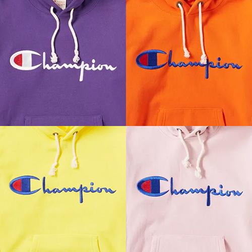Taste the rainbow with these new CHAMPION REVERSE WEAVE HOODIES