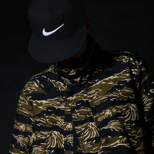 A closer look at the NIKELAB ESSENTIALS TIGER CAMO COLLECTION