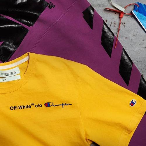 New OFF-WHITE X CHAMPION COLLAB PIECES are about to drop&#8230;