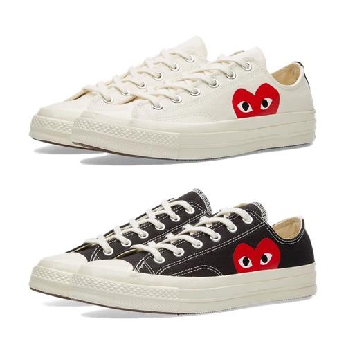 CONVERSE X COMME DES GARCONS PLAY CHUCK TAYLOR 1970S OX – AVAILABLE NOW