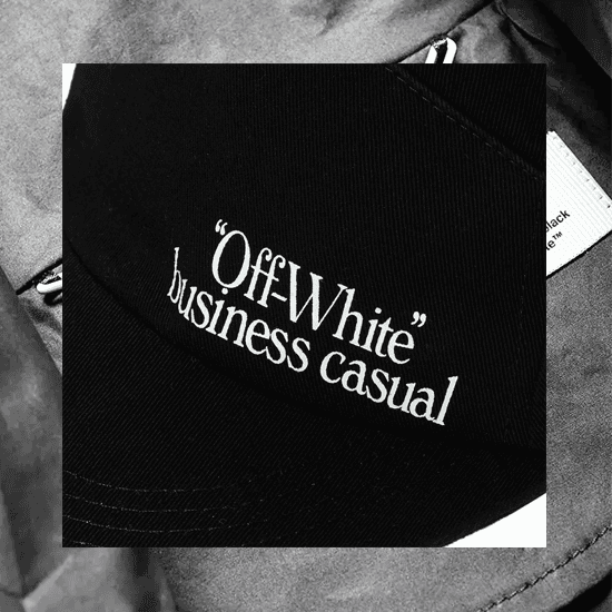 THE OFF WHITE BUSINESS CASUAL RANGE GOES PRO