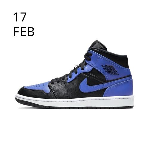 Nike Air Jordan 1 Mid &#8211; Royal &#8211; AVAILABLE NOW