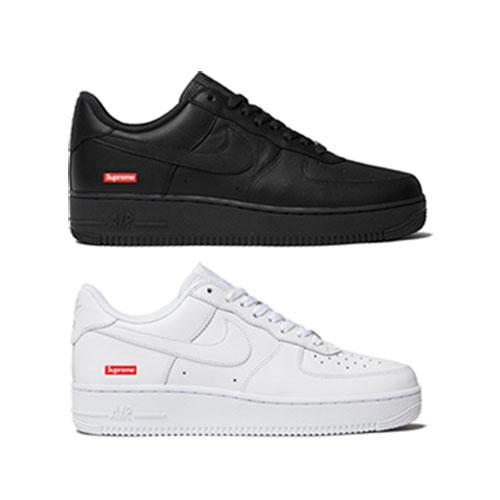 NIKE X SUPREME AIR FORCE 1 LOW – BLACK & WHITE – AVAILABLE NOW