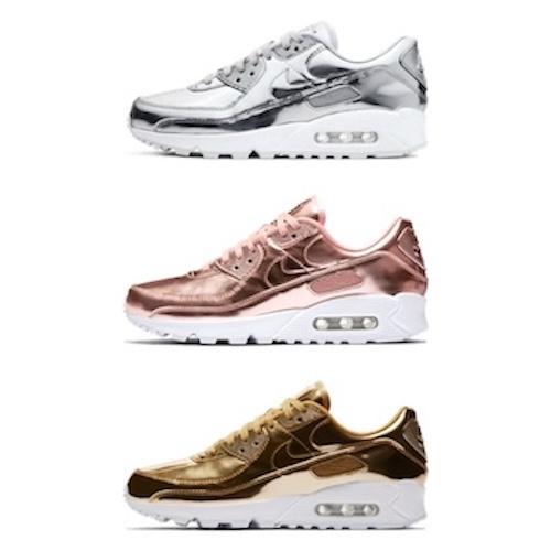 NIKE WMNS AIR MAX 90 – Metallic Pack – AVAILABLE NOW