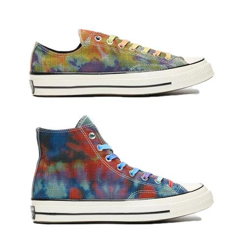 CONVERSE CHUCK 70 HI & OX – TIE DYE PLAID – AVAILABLE NOW