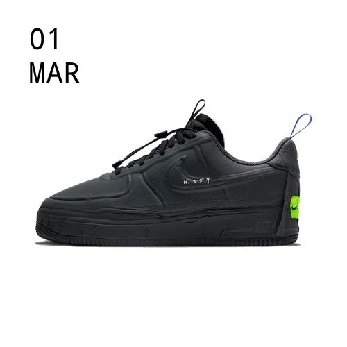 NIKE AIR FORCE 1 EXPERIMENTAL – BLACK – AVAILABLE NOW