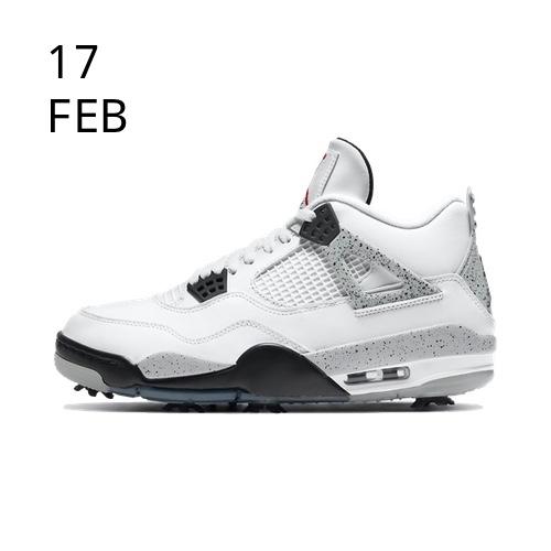 Nike Air Jordan 4 Golf &#8211; White Cement &#8211; AVAILABLE NOW