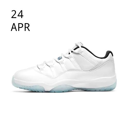 NIKE AIR JORDAN 11 RETRO LOW – LEGEND BLUE – AVAILABLE NOW