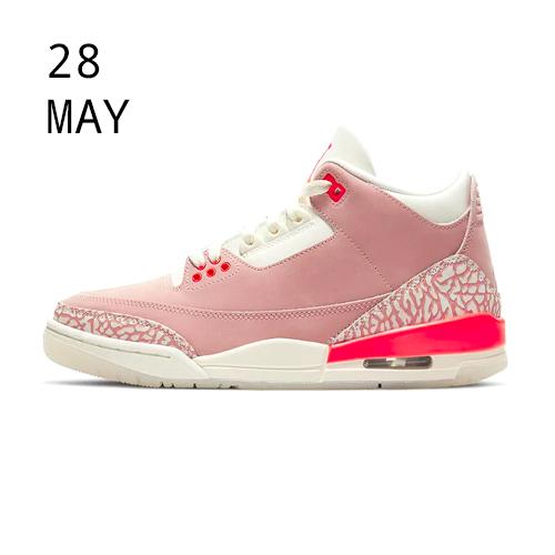 NIKE WMNS AIR JORDAN 3 RETRO &#8211; RUST PINK &#8211; AVAILABLE NOW