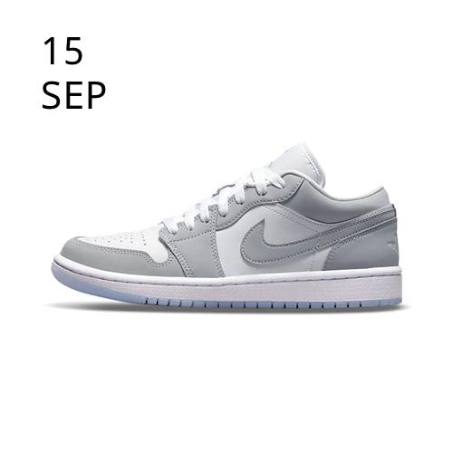 Nike AIR JORDAN 1 LOW WOLF GREY &#8211; AVAILABLE NOW