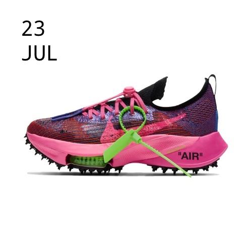 NIKE X OFF-WHITE AIR ZOOM TEMPO NEXT% PINK GLOW – AVAILABLE NOW