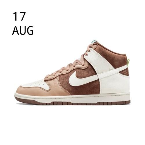 NIKE DUNK HIGH LIGHT CHOCOLATE &#8211; AVAILABLE NOW