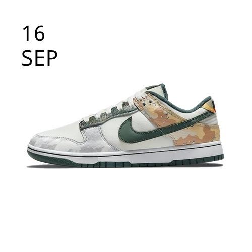 Nike Dunk Low Multi Camo White &#8211; AVAILABLE NOW