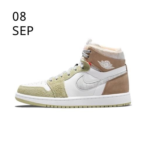 Nike Air Jordan 1 Zoom Air Comfort Olive Aura – AVAILABLE NOW