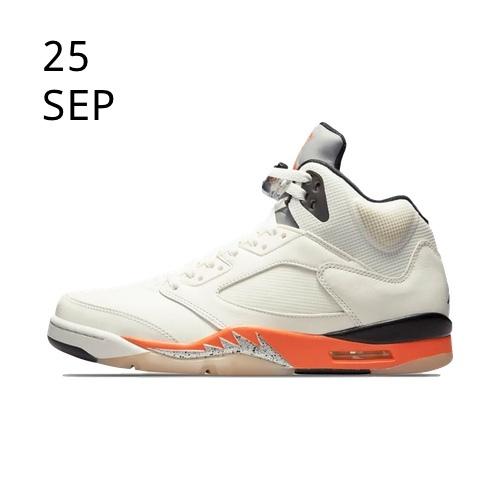 Nike Air Jordan 5 Orange Blaze &#8211; AVAILABLE NOW