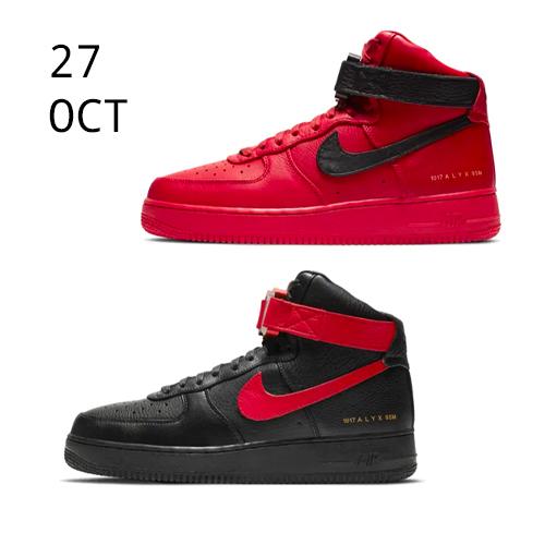 NIKE X ALYX AIR FORCE 1 BLACK RED – AVAILABLE NOW