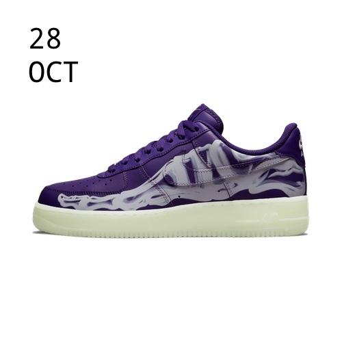 Nike Air Force 1 Purple Skeleton &#8211; AVAILABLE NOW
