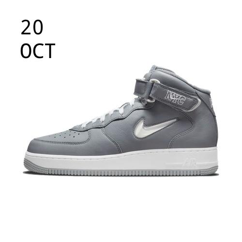 Nike Air Force 1 Mid Jewel NYC Cool Grey – AVAILABLE NOW