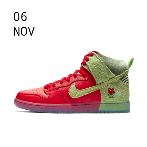 NIKE SB DUNK HIGH PRO STRAWBERRY COUGH &#8211; AVAILABLE NOW