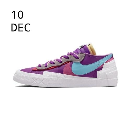 NIKE X SACAI X KAWS BLAZER LOW PURPLE – AVAILABLE NOW