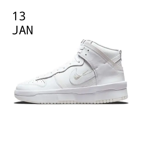 NIKE DUNK HIGH UP TRIPLE WHITE – AVAILABLE NOW