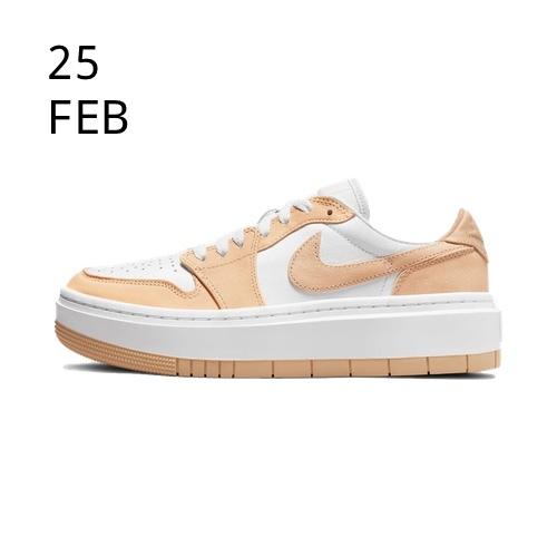NIKE AIR JORDAN 1 LOW ELEVATE WHITE ONYX – available now