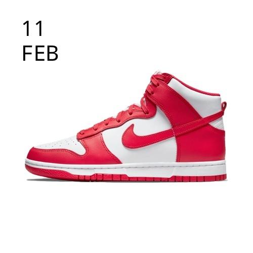 NIKE DUNK HIGH UNIVERSITY RED &#8211; AVAILABLE NOW
