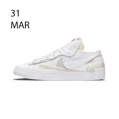 Nike x Sacai Blazer Low Shiny White &#8211; AVAILABLE NOW