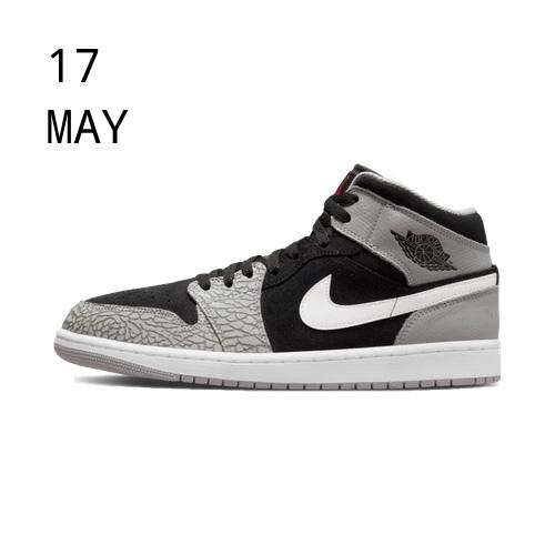Nike Air Jordan 1 Mid Elephant Toe &#8211; Available now