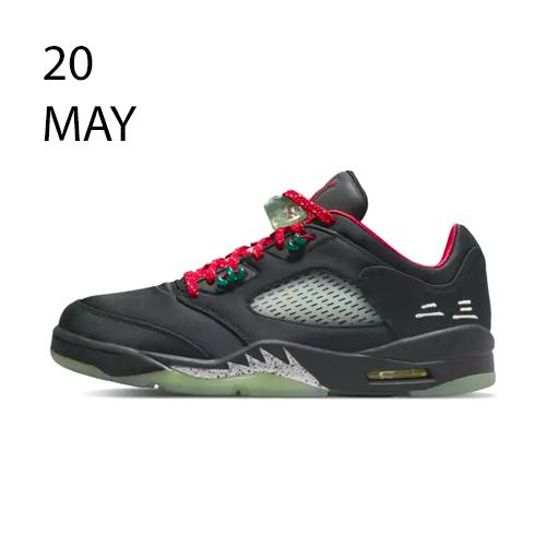 nike x CLOT Air Jordan 5 Low Anthracite &#8211; AVAILABLE NOW