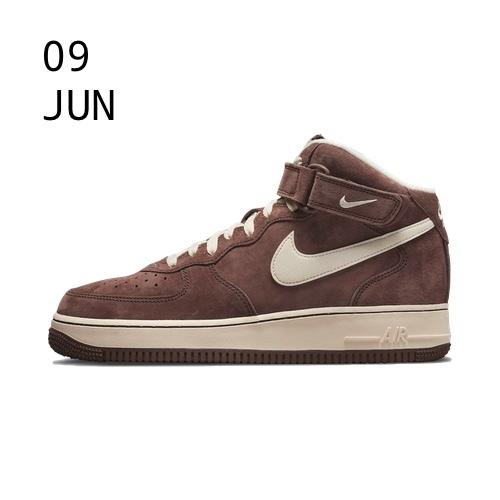 NIKE AIR FORCE 1 MID QS CHOCOLATE &#8211; AVAILABLE NOW
