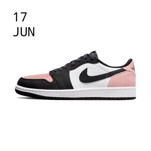 Nike Air Jordan 1 Low OG Bleached Coral &#8211; AVAILABLE NOW