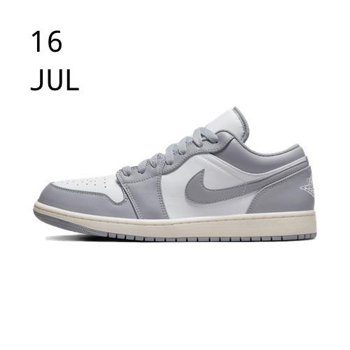 Nike Air Jordan 1 Low Vintage Grey &#8211; Available now