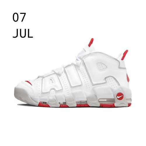 Nike Air More Uptempo White University Red – AVAILABLE NOW