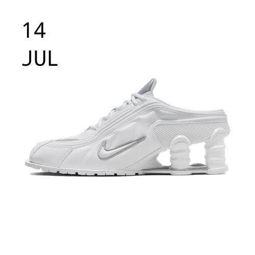 Nike x Martine Rose Shox MR4 White &#8211; Available Now