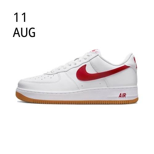 Nike Air Force 1 Low Since 82 Red &#8211; Available Now
