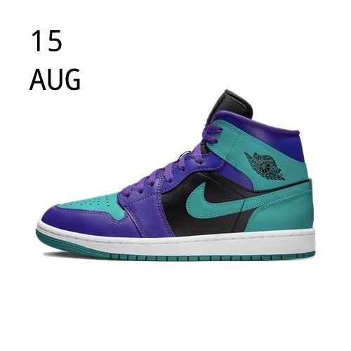 Nike Air Jordan 1 Mid Black Grape – Available Now
