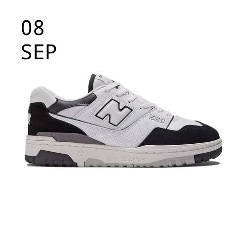 New Balance 550 White black &#8211; AVAILABLE NOW