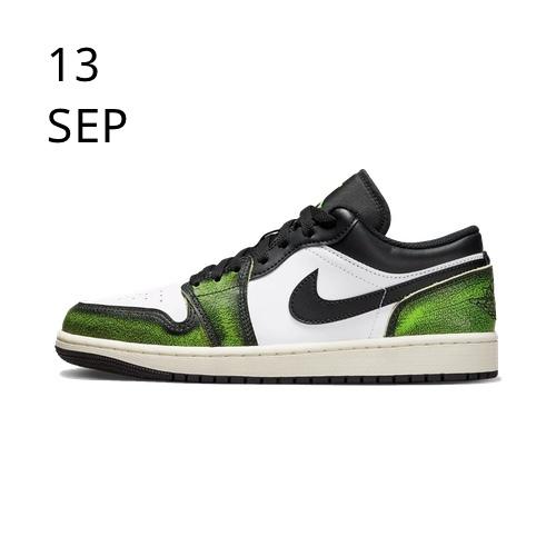 Nike air Jordan 1 Low Wear Away Electric Green – AVAILABLE NOW